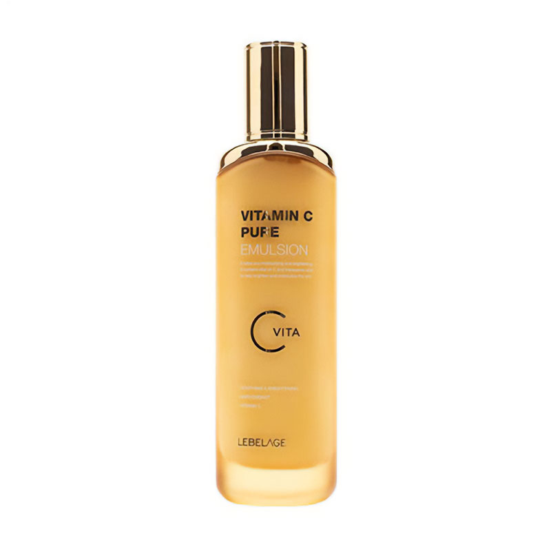 Тонер для сяяння шкіри обличчя Lebelage Vitamin C Pure Toner з вітаміном С, 120 мл